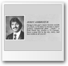 1982 John Oliver High School Grad book photo of Jarek (Jerry) Ambrozuk